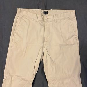 J. Crew White Khaki Pants
